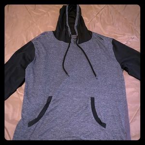 Men hooded long sleeve shirt